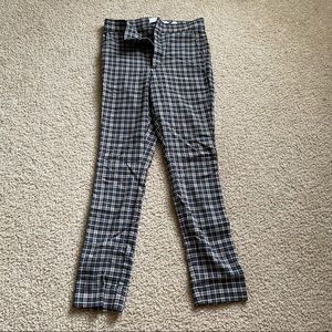Hollister ultra high-rise plaid pants size S